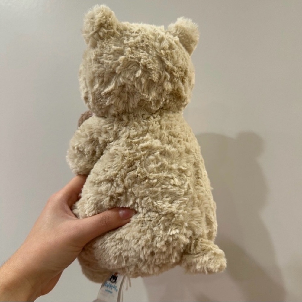 Authentic Jellycat NYC Exclusive Oatus Bear With Ice Cream - Picture 4 of 6